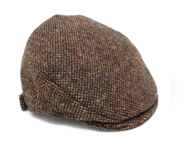 Hanna Hats キャップ　Donegal製　90〜00sヴィンテージ 希少 Hanna Hats Irish Newsboy Cap Donegal Tweed 8 Piece 100% Wool Hat